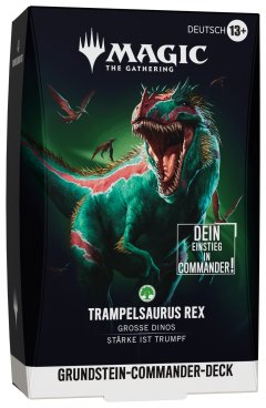 Wizards of the coast 142707-G MTG - Grundstein-Commander Deck - Trampelsaurus Rex - DE