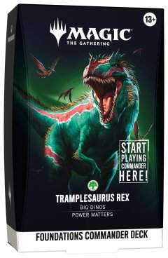 Wizards of the coast 142706-G-EN MTG - Grundstein-Commander Deck - Tramplesaurus Rex - EN
