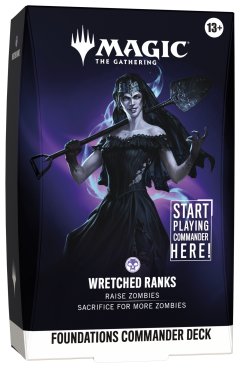 Wizards of the coast 142706-S-EN MTG - Grundstein-Commander Deck - Wretched Ranks - EN