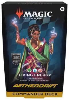Wizards of the coast 119300-1 MTG - �therdrift: Lebendige Energie - Commander Deck - ENG