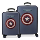 Joumma Bags Marvel Captain America ABS pack 2 Rollkoffer/Koffers