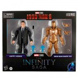 Hasbro Marvel The Infinity Saga Iron Man 3 Happy Hogan and Iron Man Mark XXI set 2 Figurs 15cm