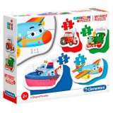 Clementoni Means of Transport My First Puzzle 3-6-9-12pcs