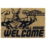 My Hero Academia All Heroes Welcome doormat