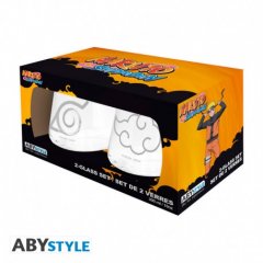 Naruto Shippuden 2-Glas-Set Konoha & Akatsuki