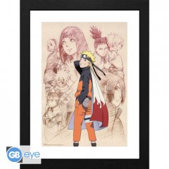 ABYstyle NARUTO SHIPPUDEN - Framed print "Naruto & His Allies" (30x40)
