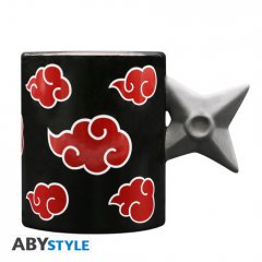 ABYstyle NARUTO SHIPPUDEN - Mug 3D handle - Shuriken Akatsuki