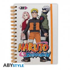 ABYstyle NARUTO SHIPPUDEN - Notebook A5 Spiral "Team 7 & Hokage"
