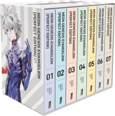 Carlsen/Hayabusa Neon Genesis Evangelion - Perfect Edition 01-07 im Sammelschuber mit Extras
