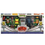 NECA Ninja Turtles Teenage Mutant Stump Wrestling pack 4 Figurs 18cm