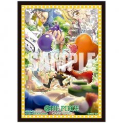 Bandai 137608-3 ONE PIECE CARD GAME - Official Sleeves 16 - Monkey D Luffy