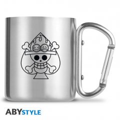 ABYstyle ONE PIECE - Mug carabiner - Ace & Skull
