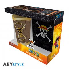 ONE PIECE - XXL Glas & Pin Set