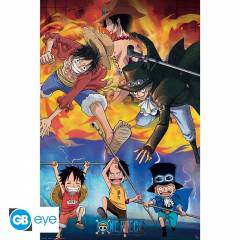 ONE PIECE Poster - Ace Sabo Luffy