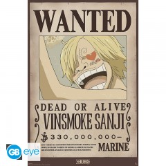 ONE PIECE Poster - Wanted Sanji 91x51 cm