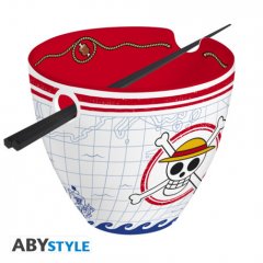 ABYstyle ONE PIECE - Ramen Bowl with chopsticks -  340 ml - "Monkey D. Luffy"