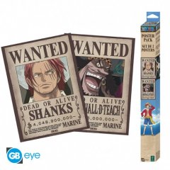 ONE PIECE - Chibi Poster Set Shanks & Blackbeard