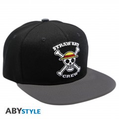 ONE PIECE Snapback Cap - Schwarz & Grau