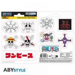 ONE PIECE Sticker: Emperors Skulls Set