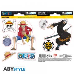 One Piece Sticker: Luffy & Law - 2 Bl�tter