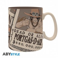 ONE PIECE Tasse - Wanted Ace 460ml