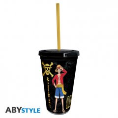 ABYstyle ONE PIECE - Tumbler with straw - 470ml - Luffy & Zoro