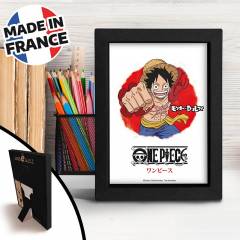 One Piece - Luffy im Black Kraft Frame
