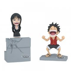 Luffy & Nico Robin Figur 10cm - One Piece