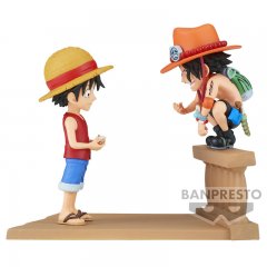 One Piece Luffy & Ace Figur 8cm