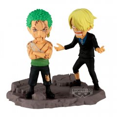 Banpresto One Piece Roronoa Zoro & Sanji figure. 8cm