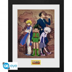 HUNTER X HUNTER - Framed print Key Art Map