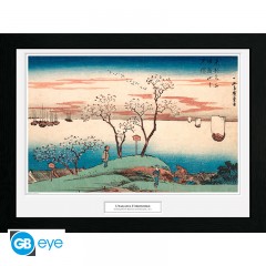HIROSHIGE - Framed print Cherry Blossom at Gotenya