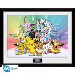 POKEMON - Gerahmter Evoli Druck