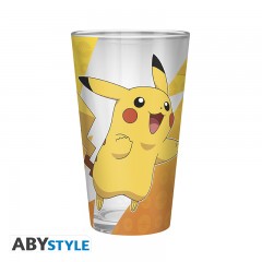 POK�MON Glas 400ml - Pikachu Design