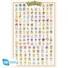 Pok�mon Poster Kanto 151 - Maxi 91x51cm