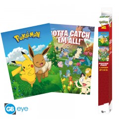 Pok�mon Chibi Poster Set - 2er Pack