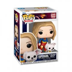 Funko POP figure POP DC Comics Supergirl Buddy Supergirl with Puppy Krypto #633