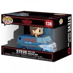 Funko POP figure Rides Deluxe Stranger Things 5 Steve with the Squawk Van #138