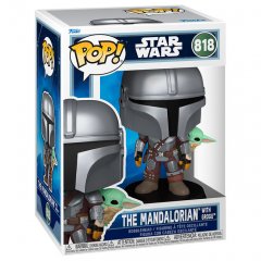 Funko POP figure Star Wars Mandalorian & Grogu - The Mandalorian with Grogu #818