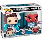 Funko POP pack 2 figures Demon Slayer Kimetsu no Yaiba Tanjiro Kamado & Sakonji Urokodaki
