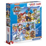 Clementoni Paw Patrol puzzle 2x60pcs