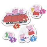 Clementoni Peppa Pig My First Puzzle 3-6-9-12pcs
