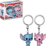 Funko Pocket POP pack 2 keychain Disney Stitch & Angel