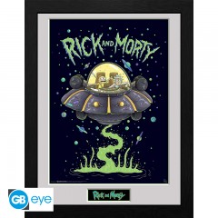 RICK AND MORTY - Gerahmter Print Ship
