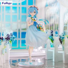 FuRyu Re:Zero Starting Life in Another World Rem Bridesmaid Trio-Try-It figure 21cm