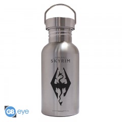 SKYRIM Canteen - Stahlflasche Akatosh