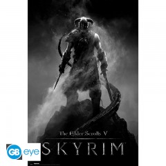 SKYRIM Poster - Dragonborn 91x51cm