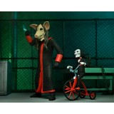 NECA Saw Toony Terrors Jigsaw Killer & Billy the Puppet Tricycle Figurs 15cm