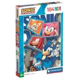Clementoni Sonic the Hedgehog puzzle 104pcs