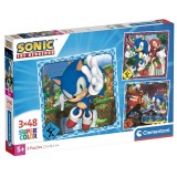 Clementoni Sonic the Hedgehog puzzle 3x48pcs